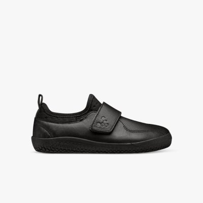 Vivobarefoot Primus School II - Dětské Školní Obuv Černé (QSP576108)